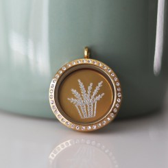 Succulent Plant Plate - To fit 3cm lockets