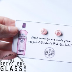  Gordon's Pink Gin Earrings