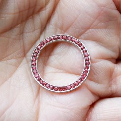 Pink Crystal Window Plate