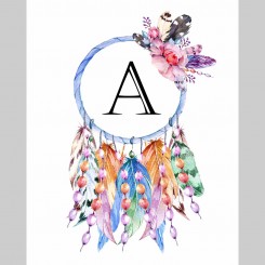 Dreamcatcher Print  2 (jpeg file) 8x10 inch