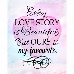 Our love story (jpeg file only) 8x10 inch