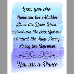 Son you are (jpeg file only) 8x10 inch