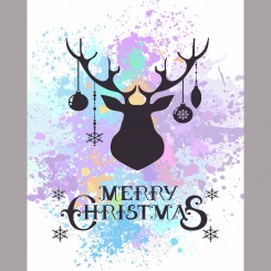 Merry Christmas (jpeg file only) 8x10 inch