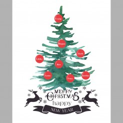 Christmas Tree Print